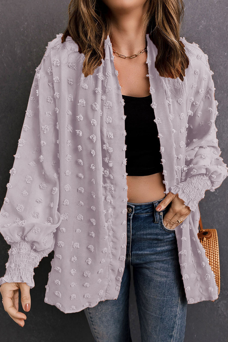 Bohonini Casual Fur Ball Cardigan for Stylish Outerwear