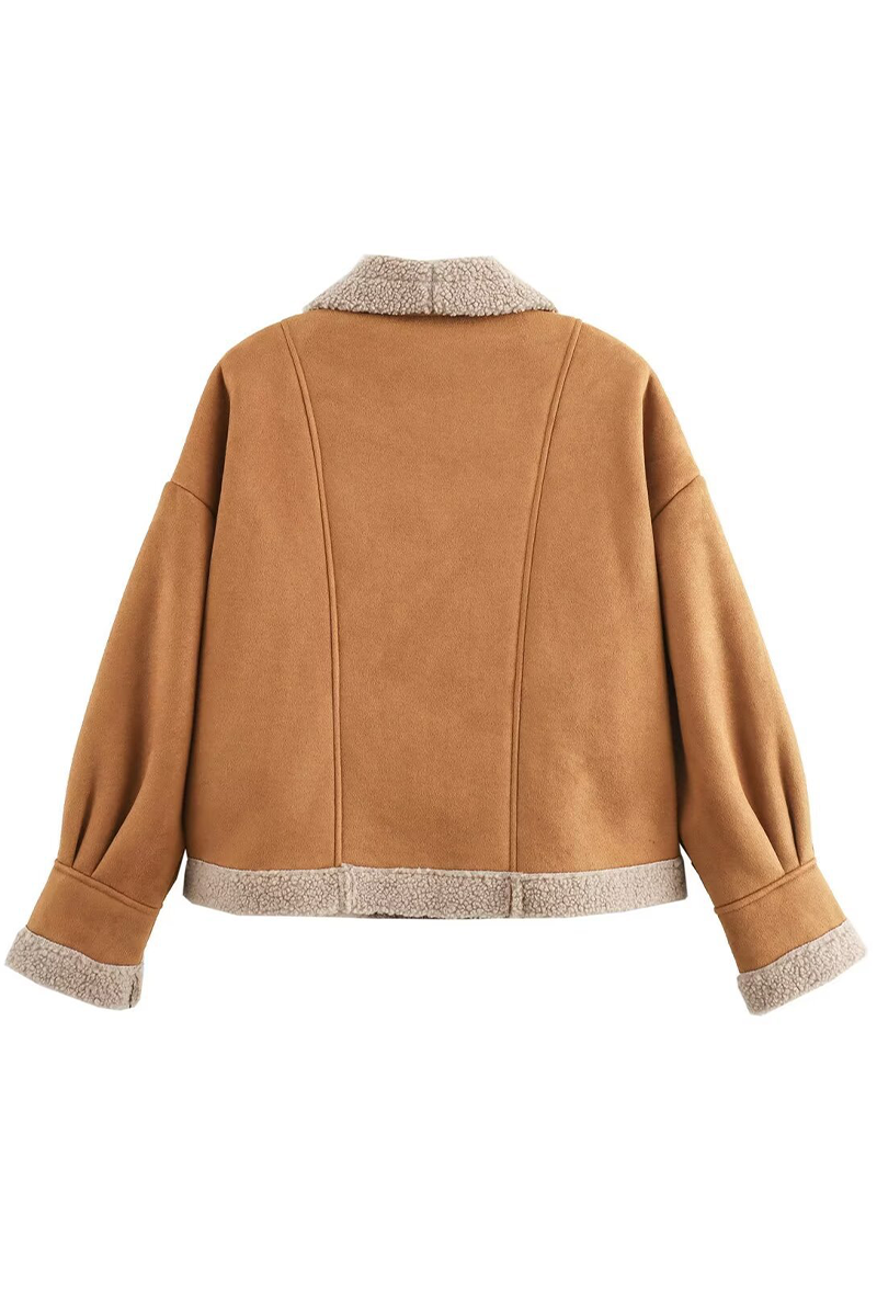 Stylish Casual Blazer with Pocket and Turndown Collar