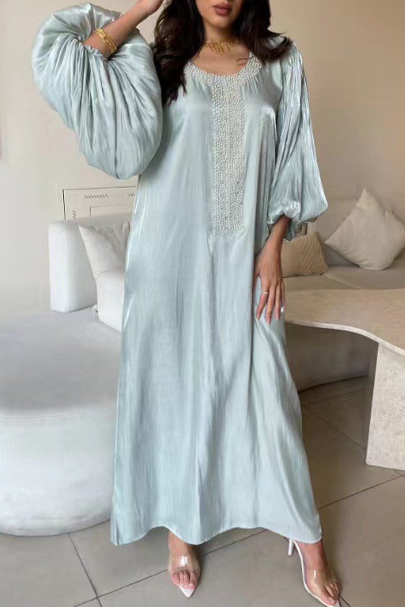 Casual Street Sequined V Neck Princess Dresses - Fashionpara