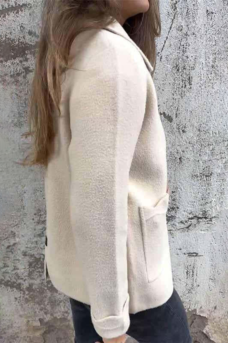 Stylish Casual Pocket Blazer Outerwear for Effortless Chic