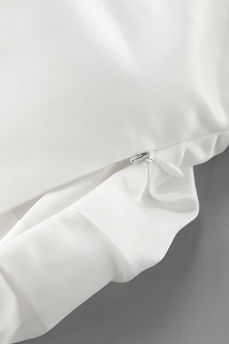 Sexy Ruffle Ruched Strapless Strapless Dresses - Fashionpara