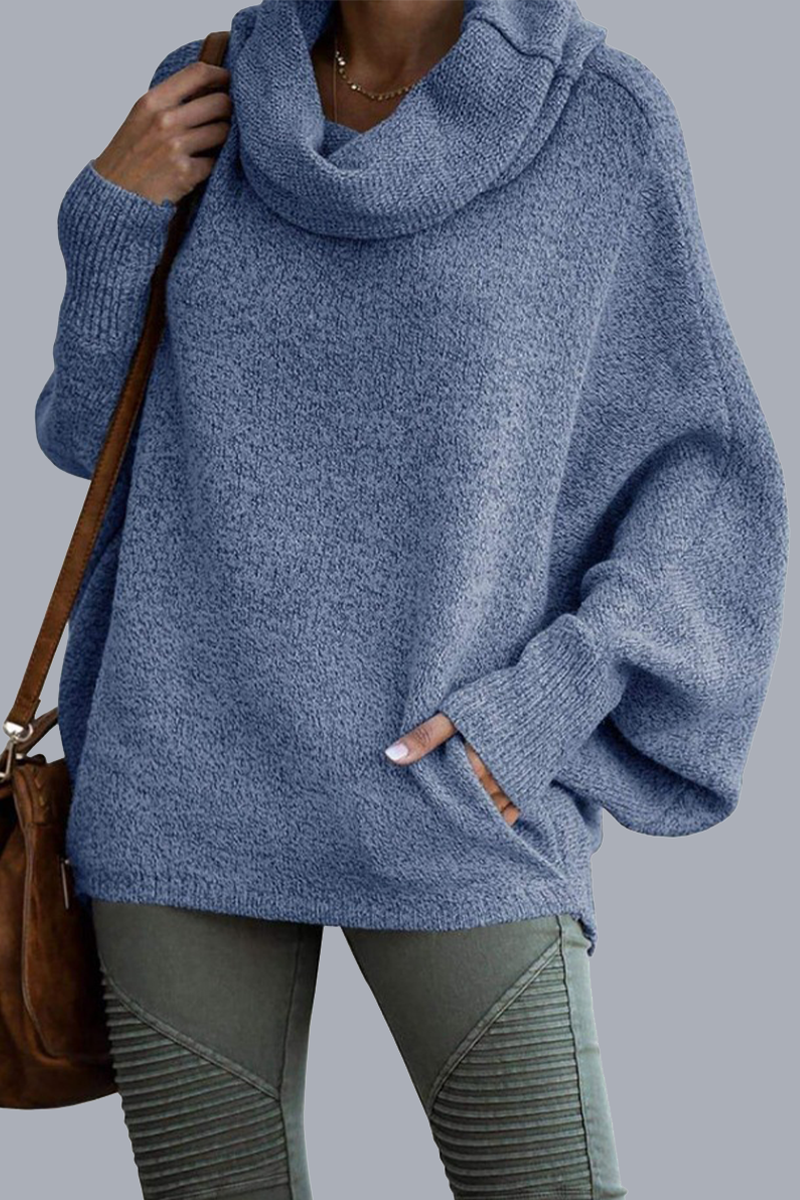 Bohonini Casual Pocket Scarf Sweater in 6 Stylish Colors