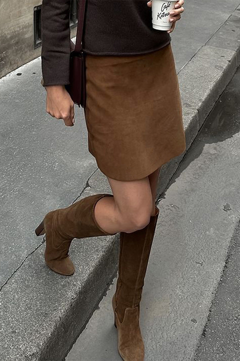 Casual Street Zipper Regular Solid Color Bottoms - Fashionpara