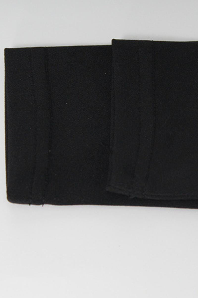 Elegant Rhinestone Fringed Trim Slit Turtleneck Wrapped Skirt Dresses - Fashionpara