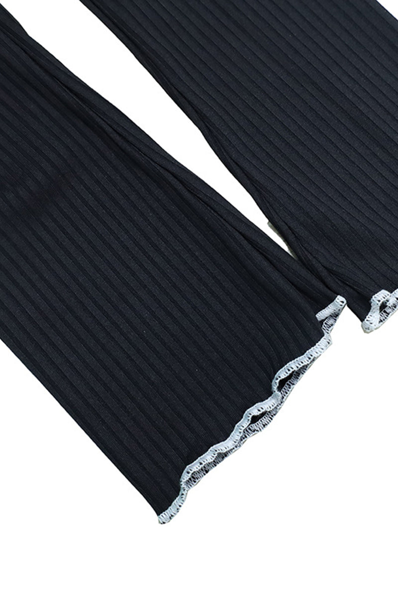 Sexy Stringy Selvedge Contrast Off Shoulder One Step Skirt Dresses - Fashionpara