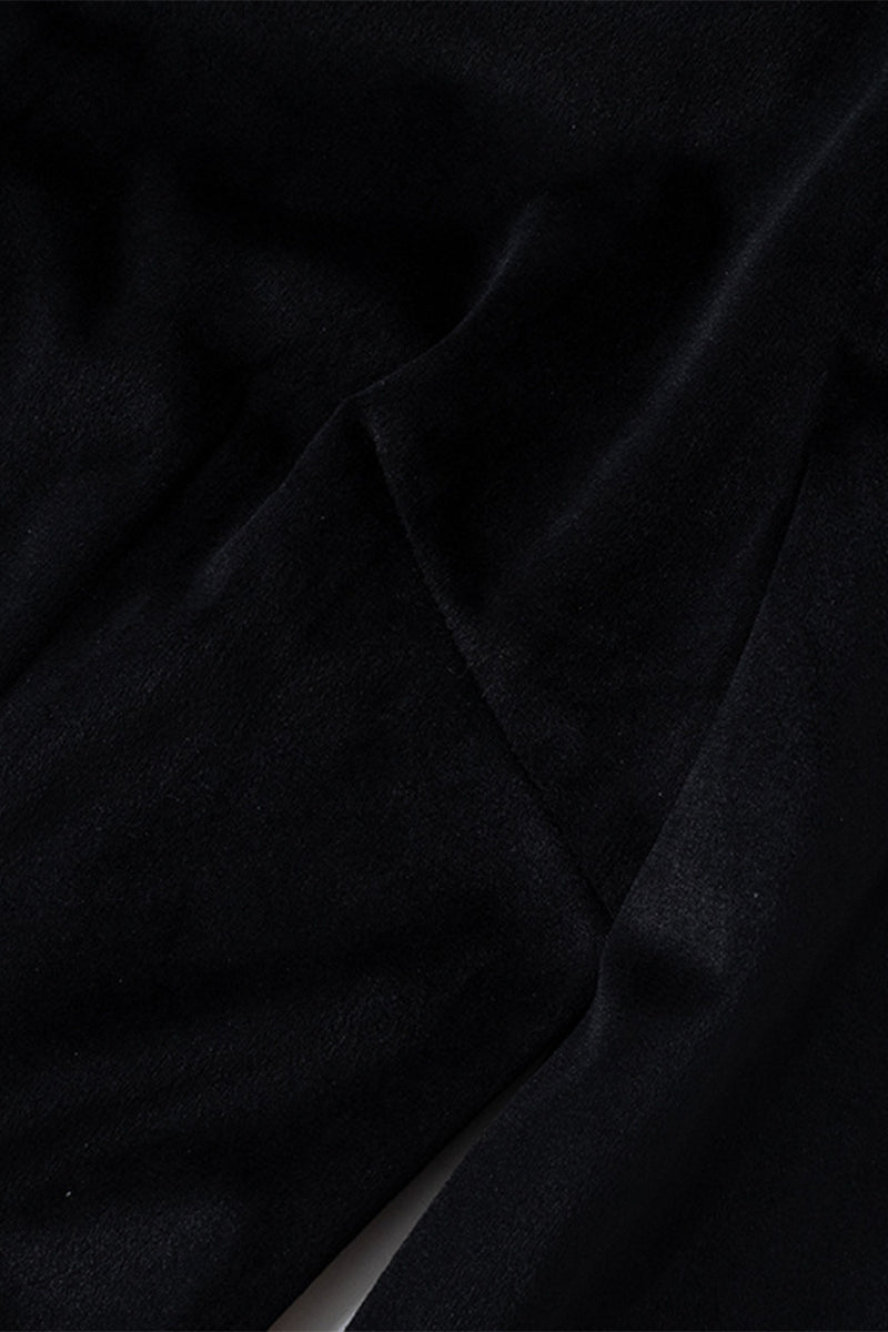 Elegant Zipper Contrast Turndown Collar One Step Skirt Dresses - Fashionpara