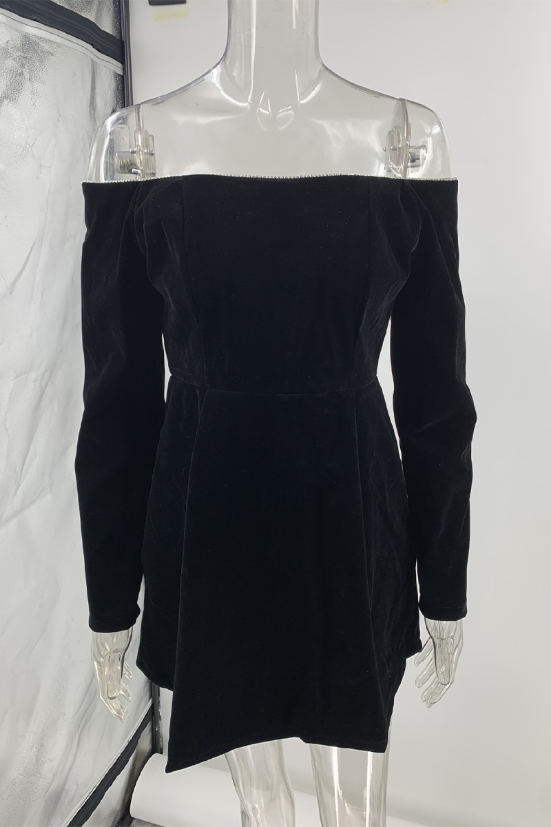 Sexy Rhinestone Decor Off Shoulder Princess Dresses - Fashionpara