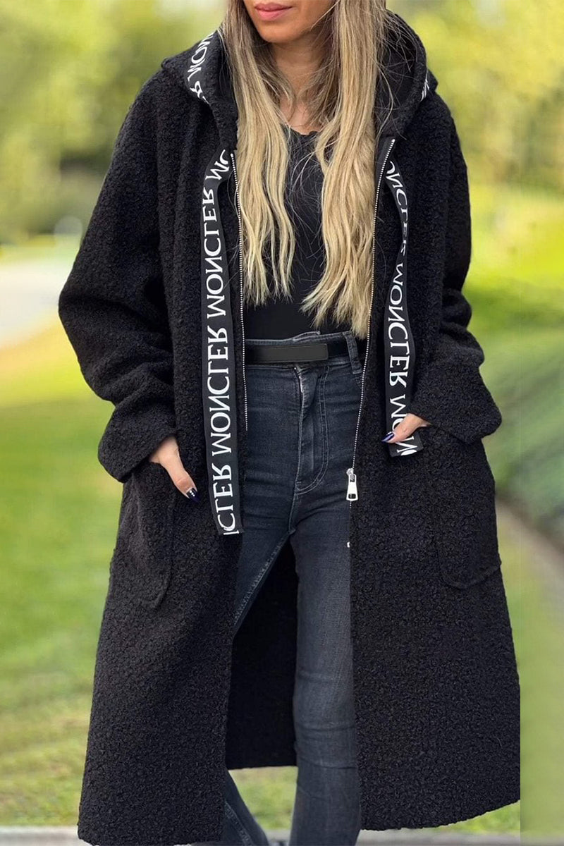 Stylish Zipper Hoodie with Pocket Patchwork Design, 6 Colors