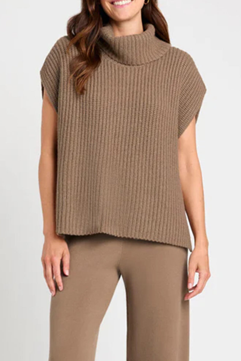 Bohonini Casual Solid Color Turtleneck Sweater Collection