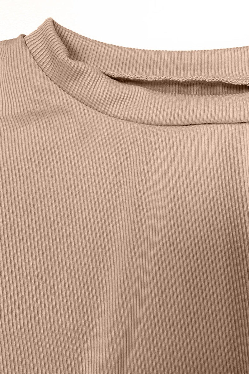 Casual Fur Ball Potholes O Neck Wrapped Skirt Dresses - Fashionpara