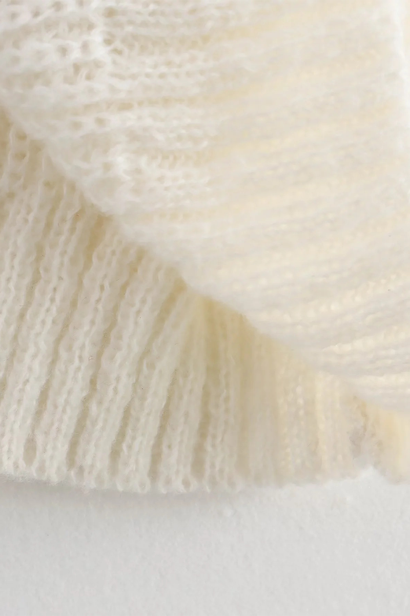 Bohonini Casual Bow Patchwork Contrast Sweater for Elegance