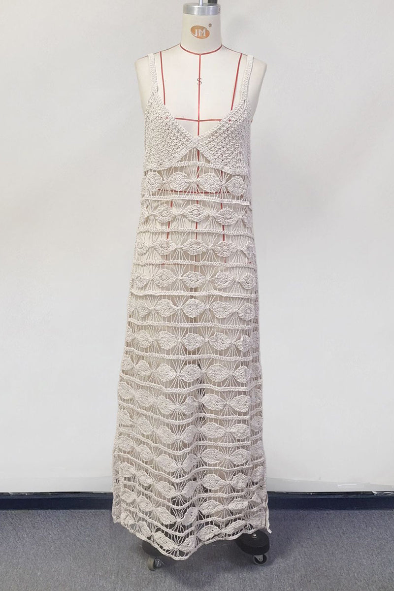 Sexy Vacation Hollow Out Slit Swimwears Cover Up