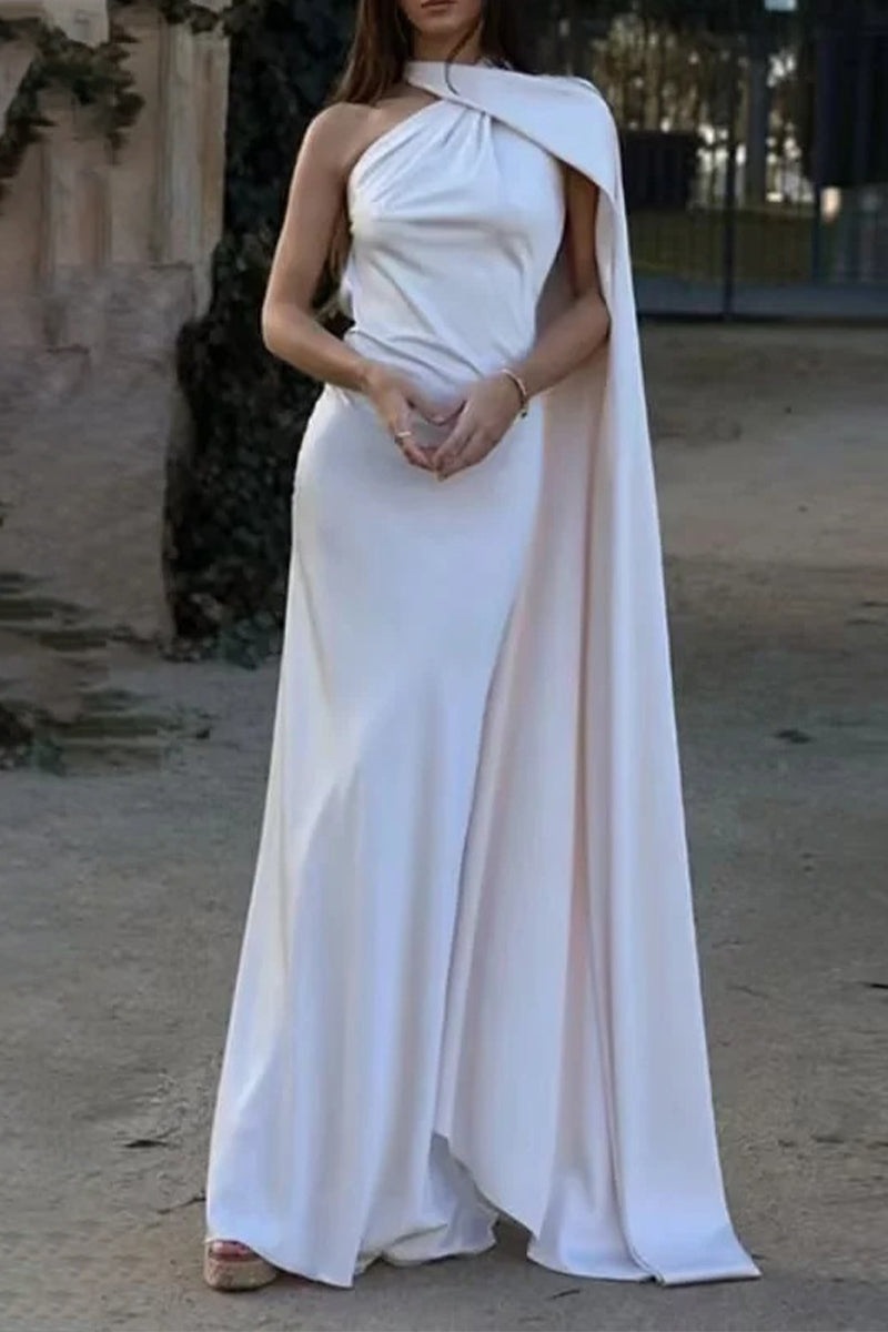 Sexy Irregular Halter Evening Dresses(4 Colors) - Fashionpara