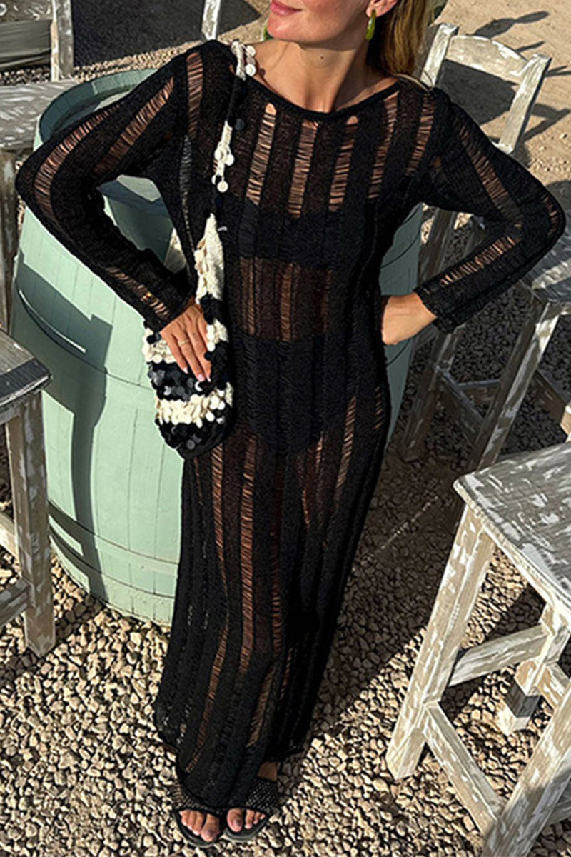 Sexy Lace Up Backless Swimwears Cover Up