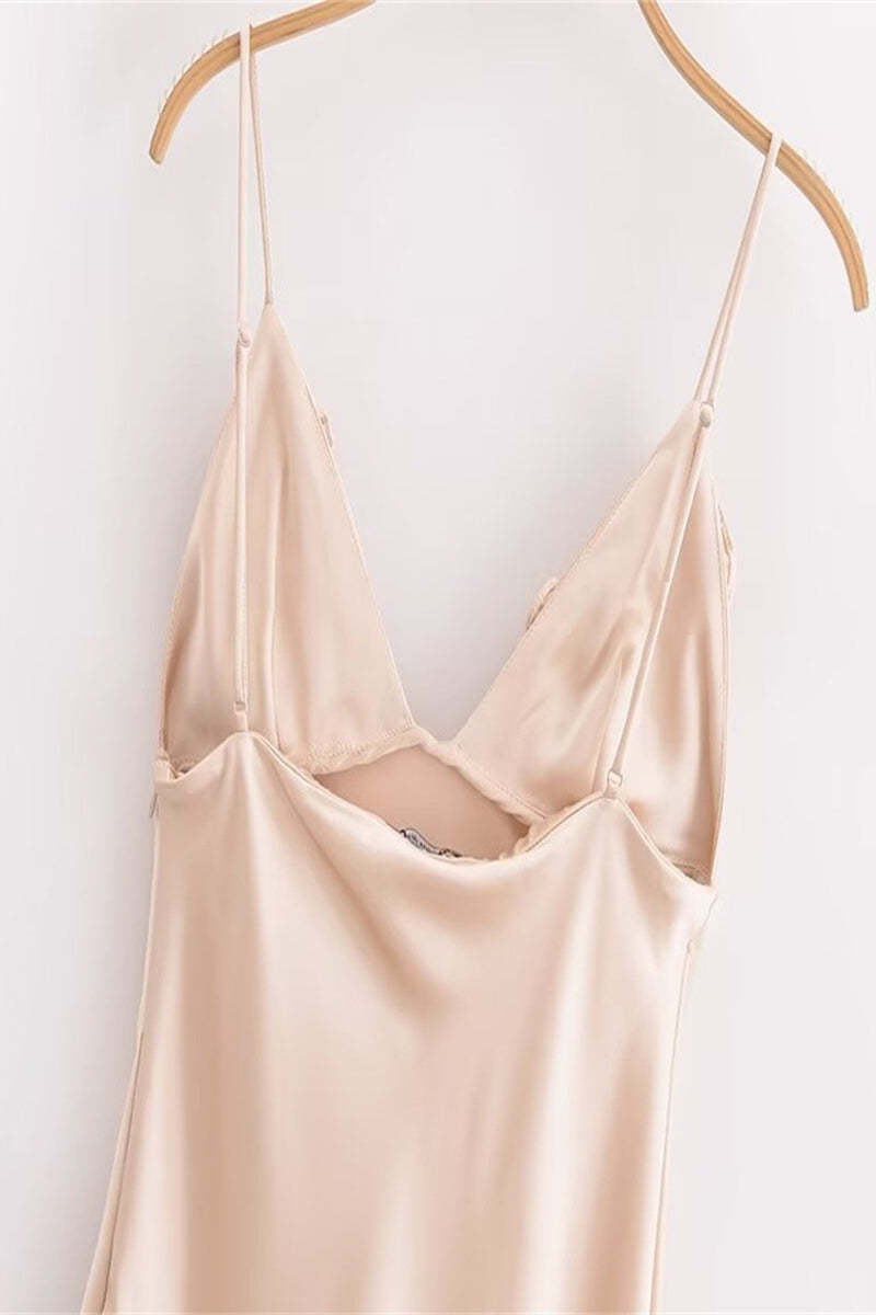 Sexy Patchwork Flowers V Neck Sling Dresses - Fashionpara