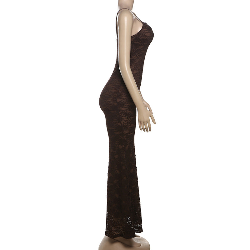 Harris Maxi Dress - Brown