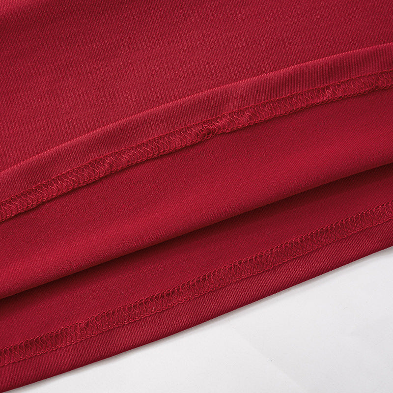 Red Rose Maxi Dress - Red