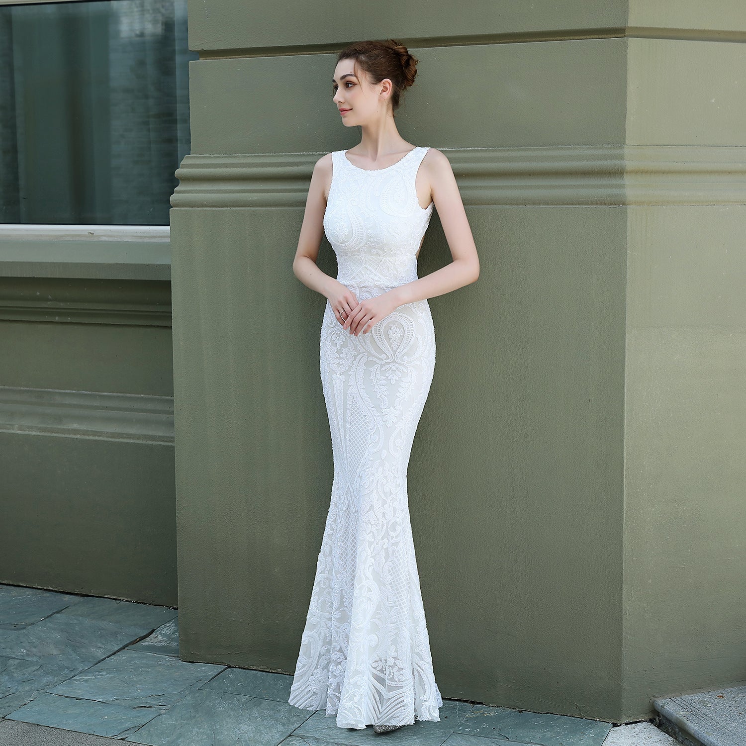 Ada Sequin Mermaid Dress - Fashionpara