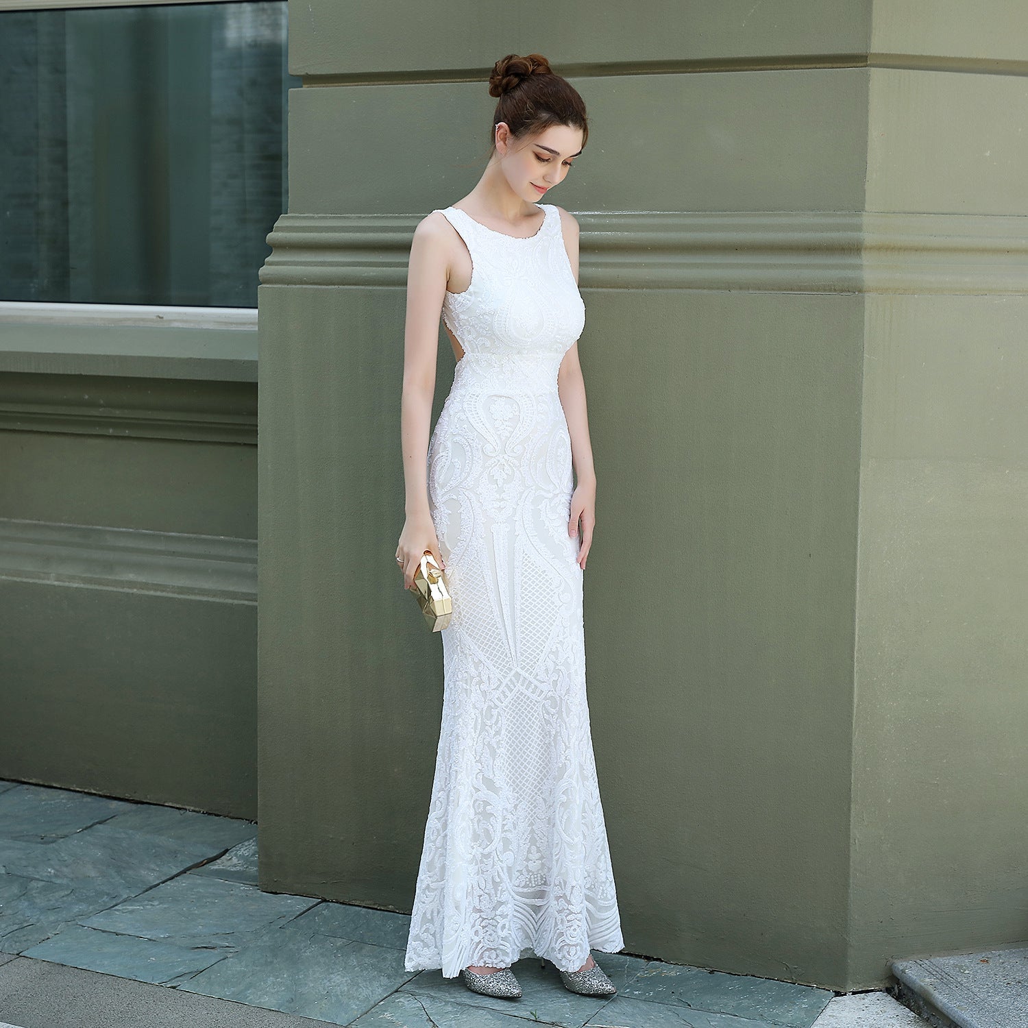 Ada Sequin Mermaid Dress - Fashionpara