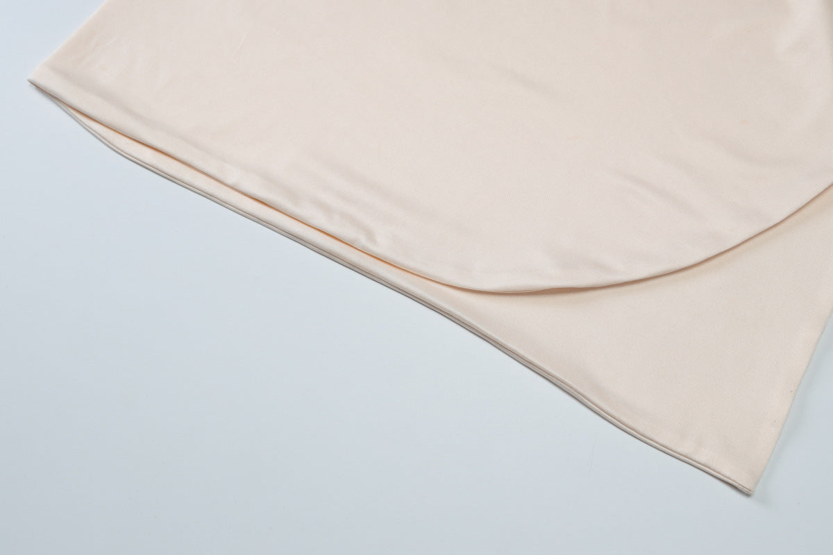 Delia Asymmetrical Dress - Beige