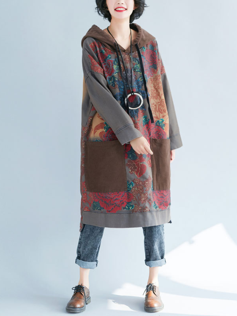 Hoodies, Oversize Sweatshirt With Unique Design, printed Hooded Sweater, Sweatshirt With Large Pockets, Hoody