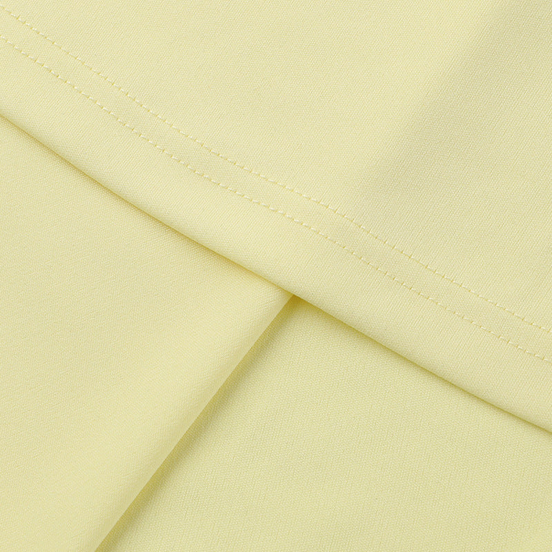 Sunflower Slit Dress-Yellow