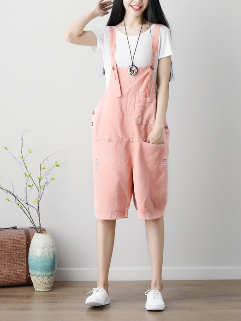 Wrangler Denim Stylish Short Dungarees - Fashionpara