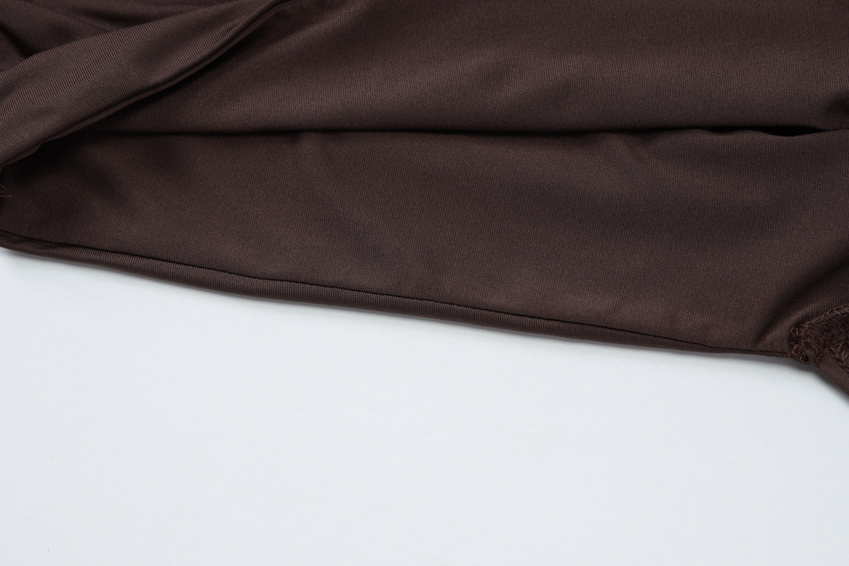 Gema Mini Dress - Brown