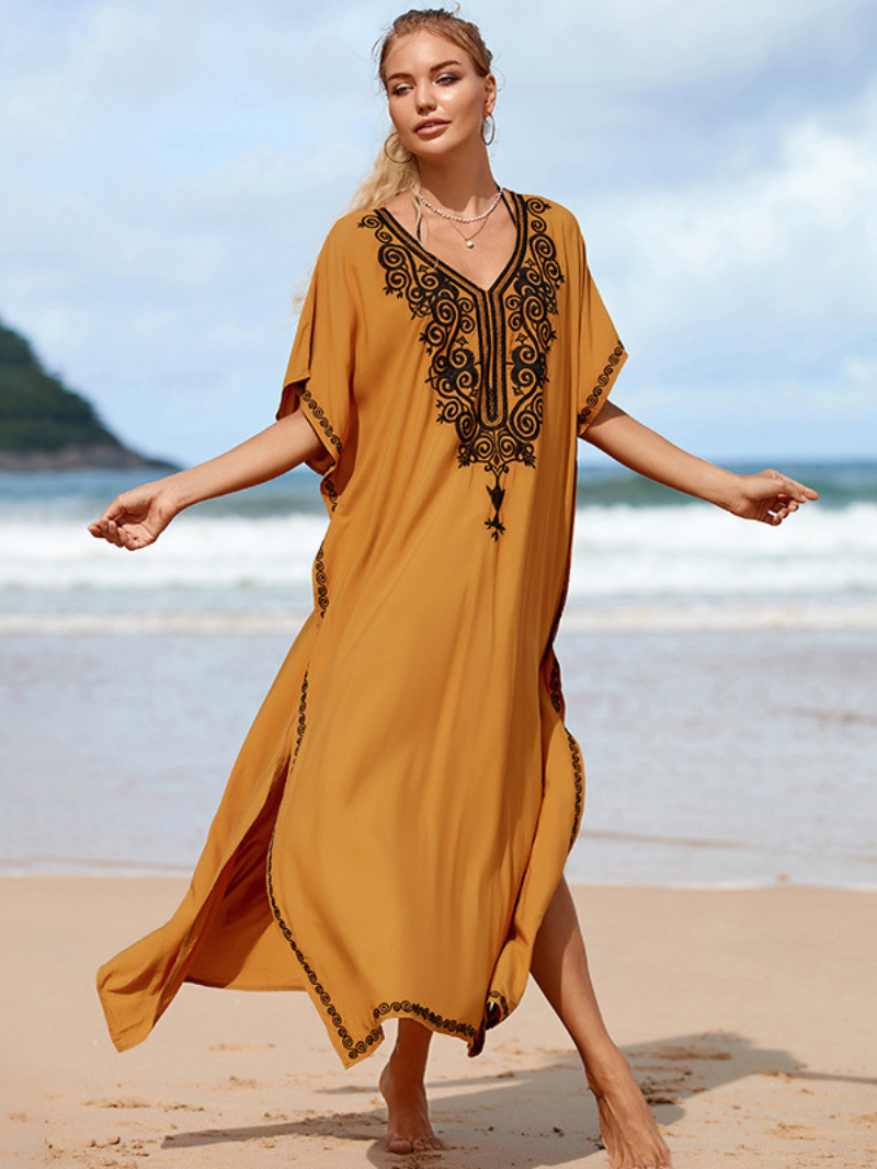 Crazy Love Rayon Stylish Kaftan Dress - Fashionpara