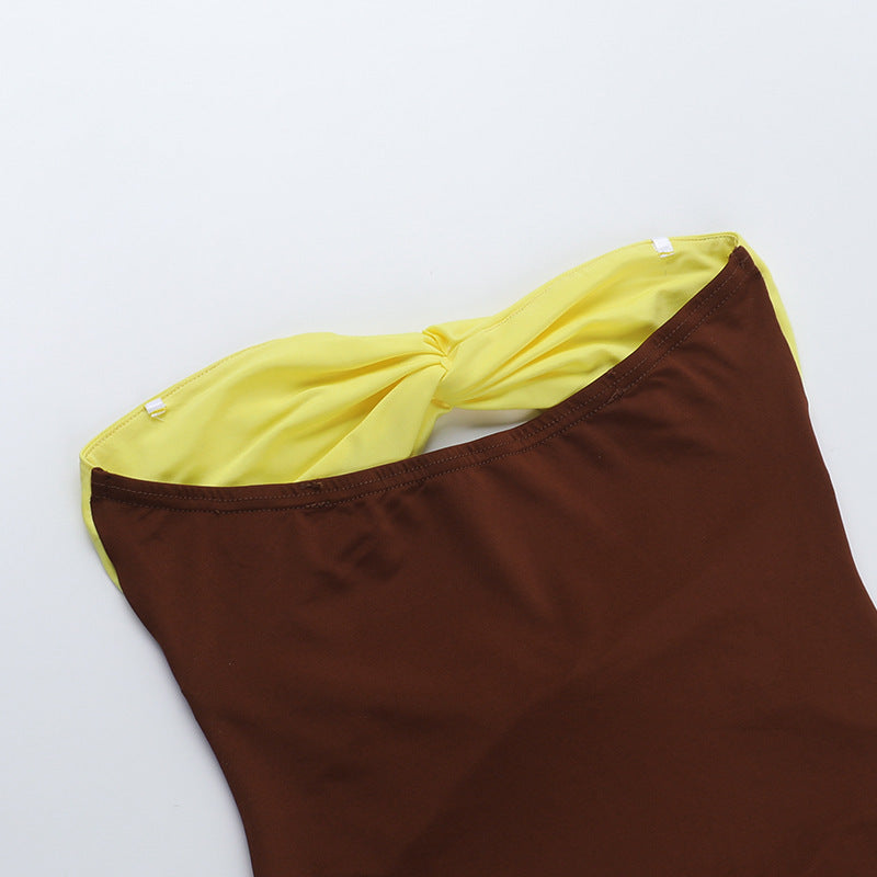 Jonjo Maxi Dress - Brown