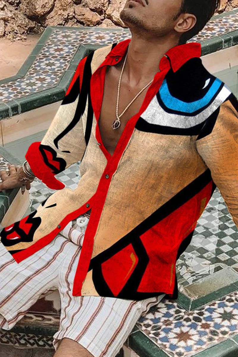 Men's Cotton&Linen Long-Sleeved Fashion Casual Shirt - Fashionpara