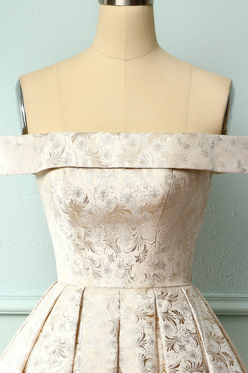 Champagne Floral Homecoming - Fashionpara
