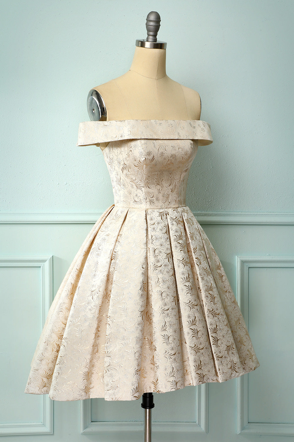 Champagne Floral Homecoming - Fashionpara