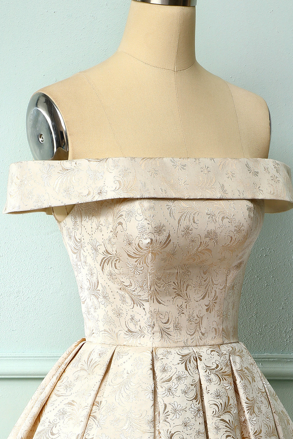 Champagne Floral Homecoming - Fashionpara