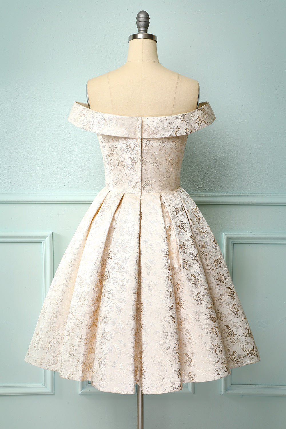 Champagne Floral Homecoming - Fashionpara