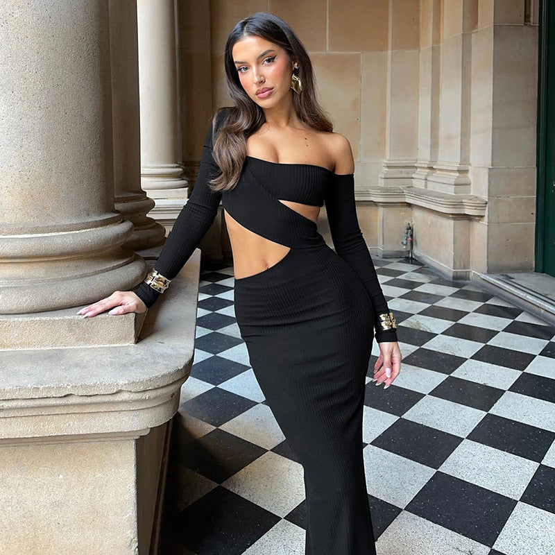 Midnight sky dress - Black