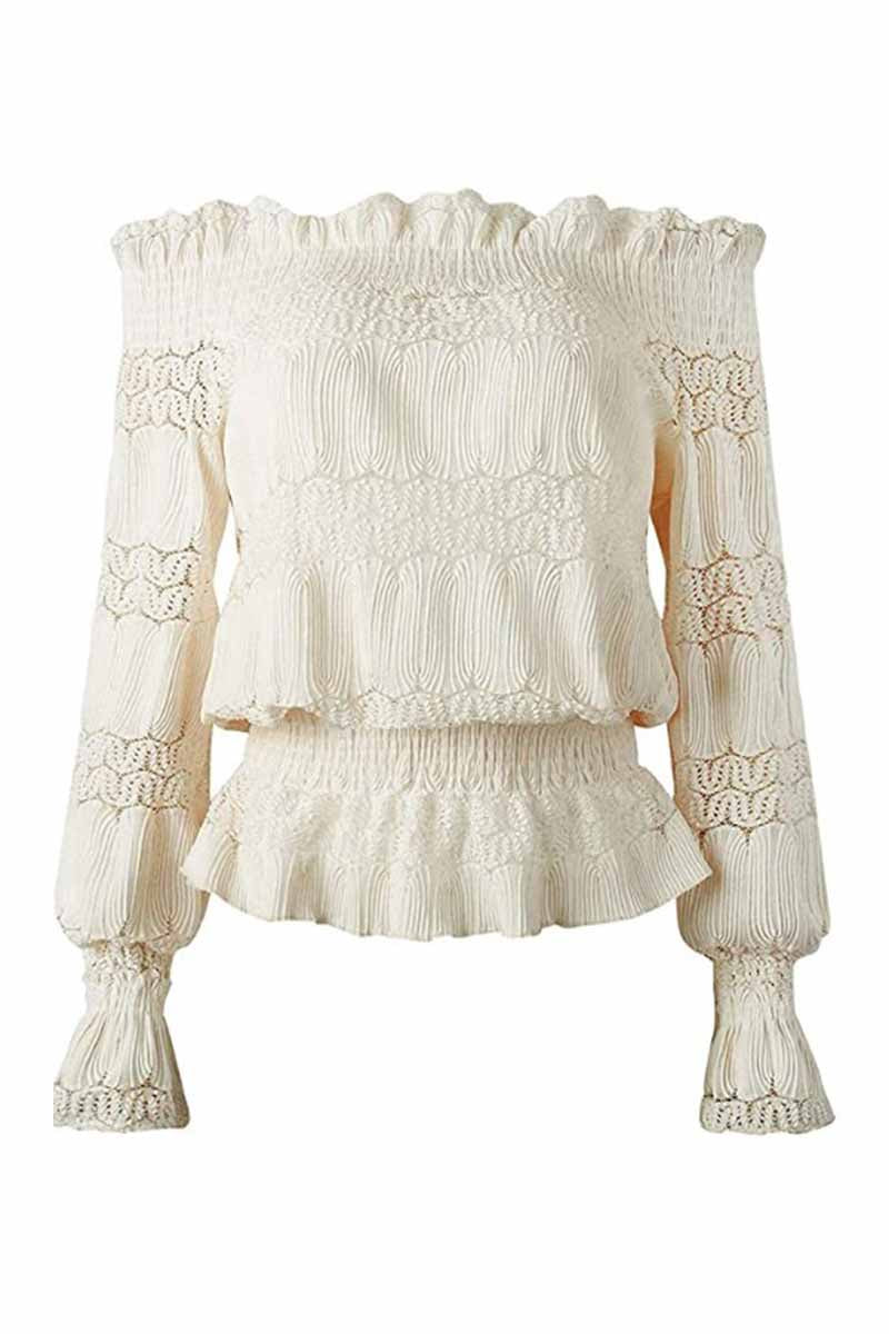 Florcoo Flounce Design Dusty Blouse (7 Colors)