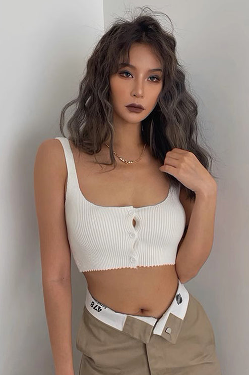 Orro Shop Strap Knitted Cardigan Vest for Effortless Style