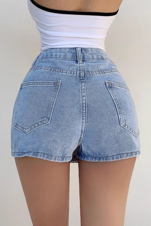Denim Shorts Short Skirt