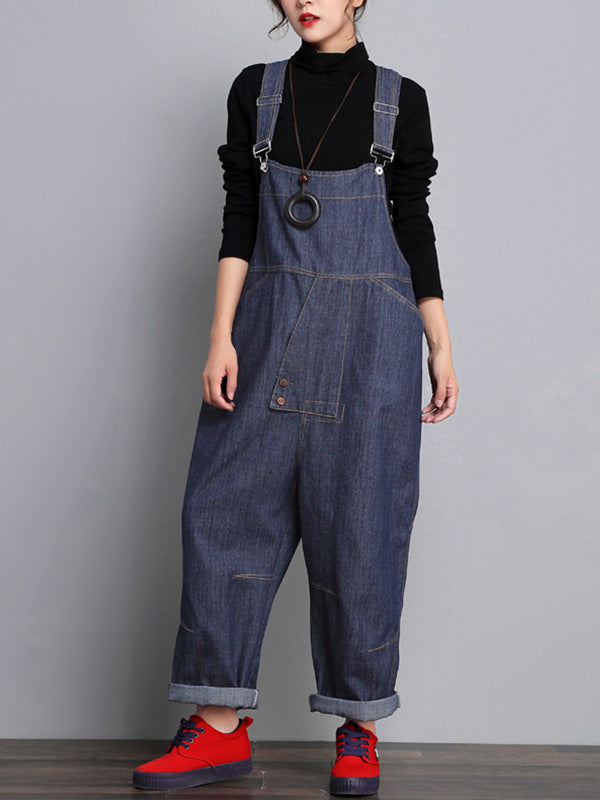 Marshall Denim Overalls Dungaree - Fashionpara