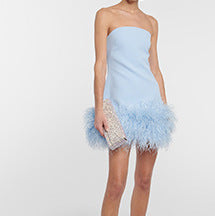 Seraya Mini Dress - Blue