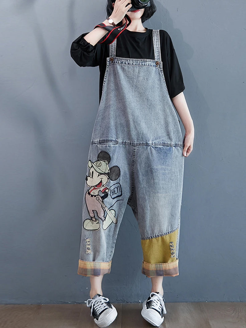 My Beating Heart Denim Overall Dungaree - Fashionpara