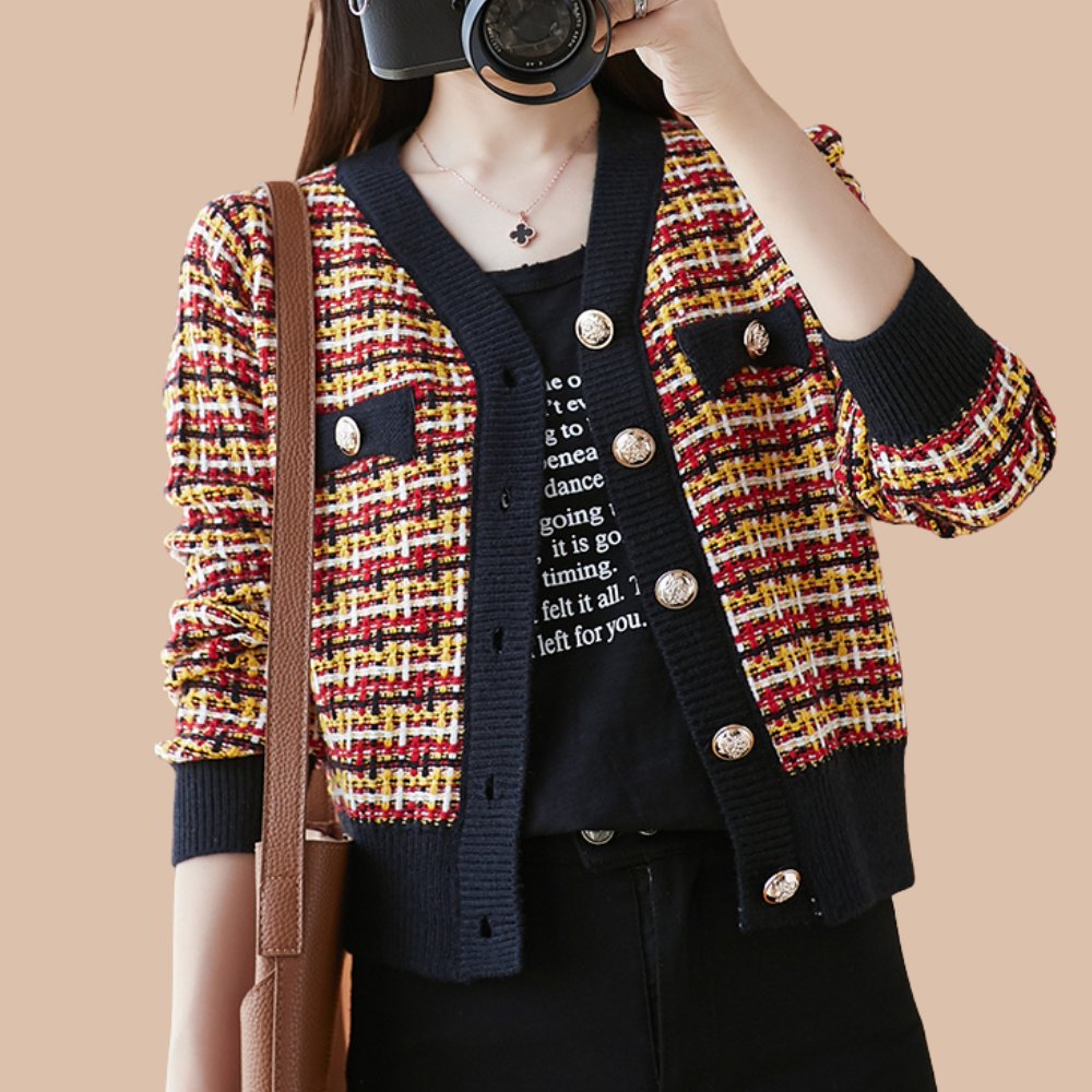 Orro Shop Vintage Knitted Cardigan for Timeless Style