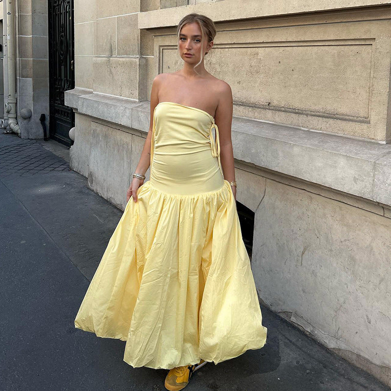 Katlene Dress - Yellow