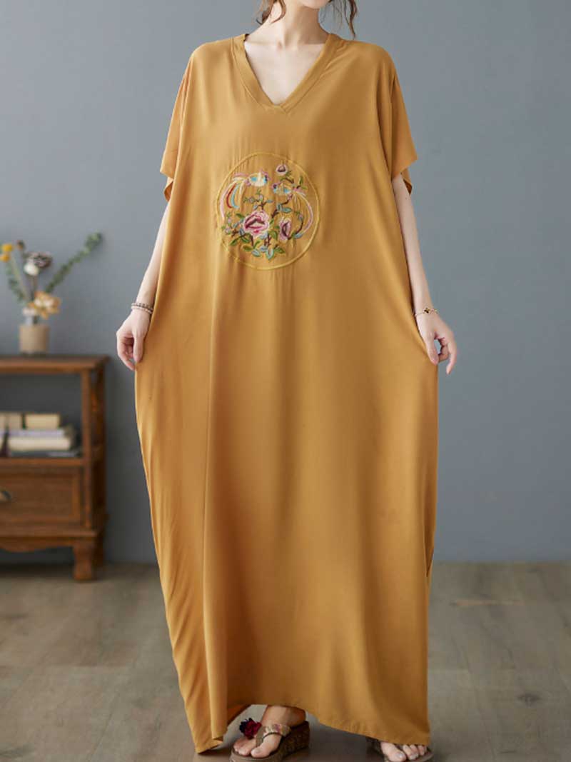 Whisper In Sky Kaftan Dress - Fashionpara