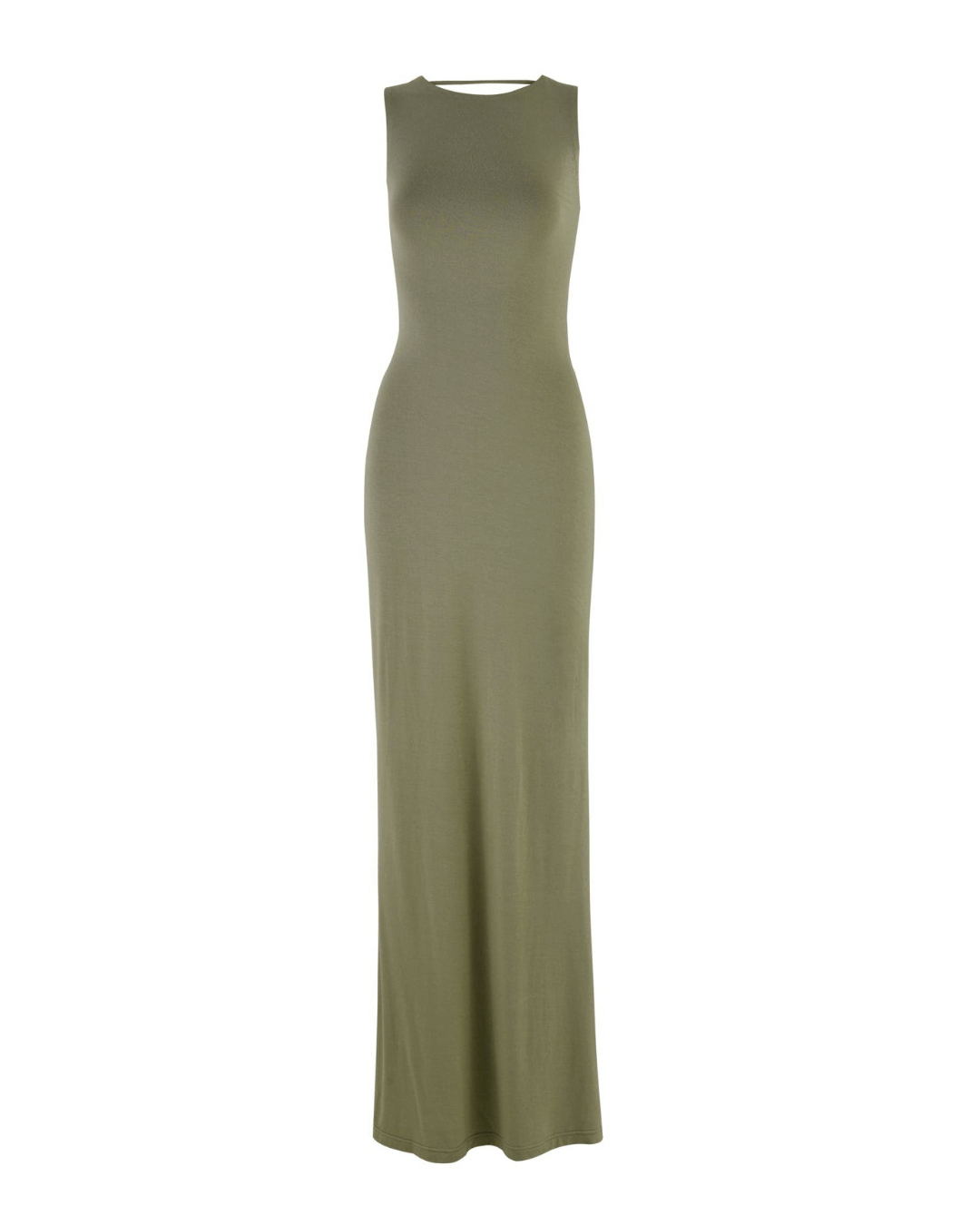 Criss-cross Bodycon Silhouette Maxi Dress - Fashionpara