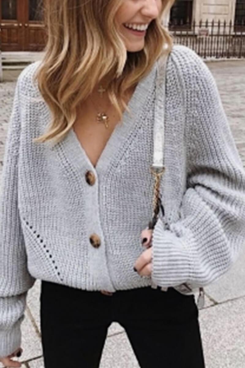 Florcoo Women's Loose Cardigan Sweater for Effortless Style