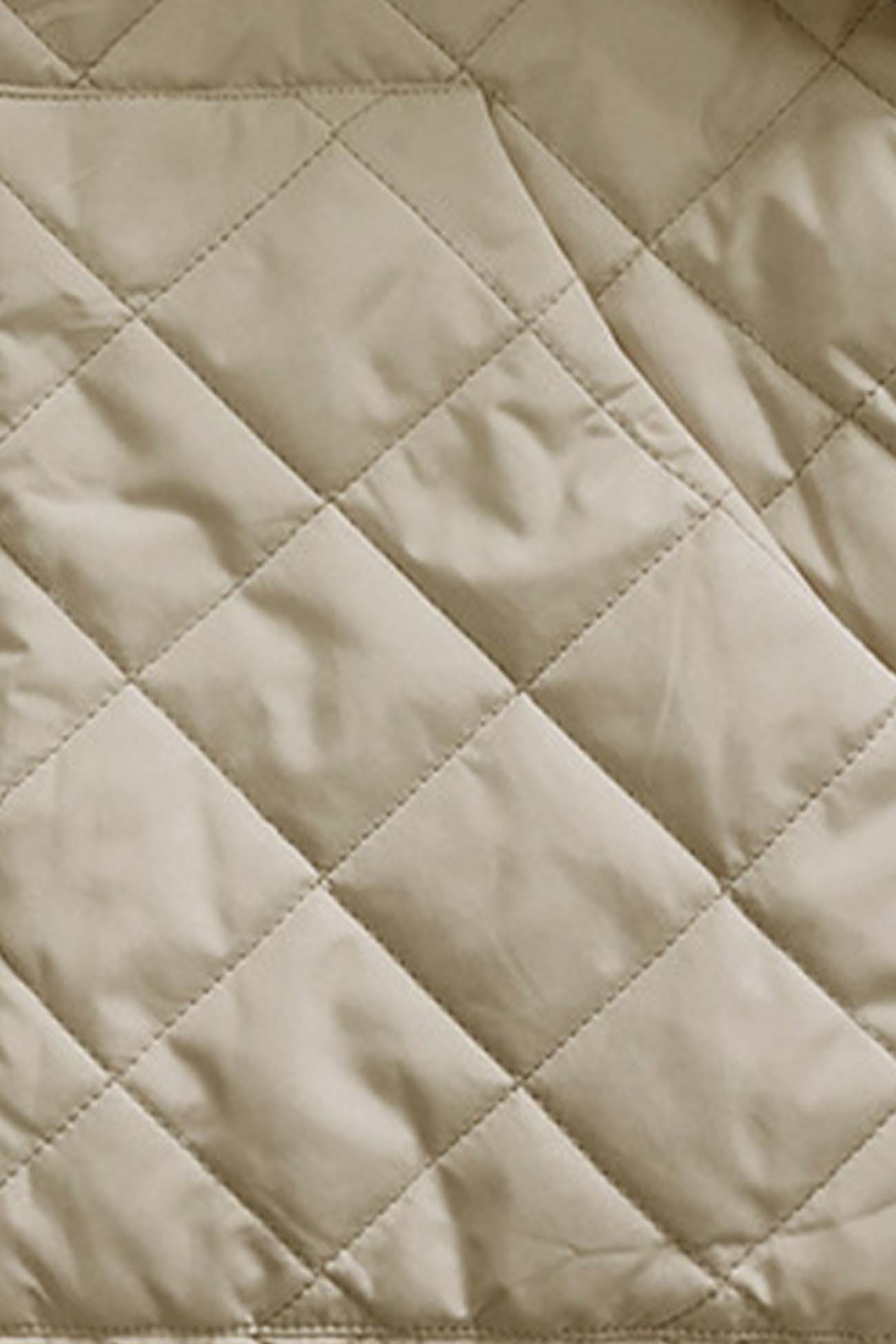 Hooded Pocket Belted Quilted Jacket