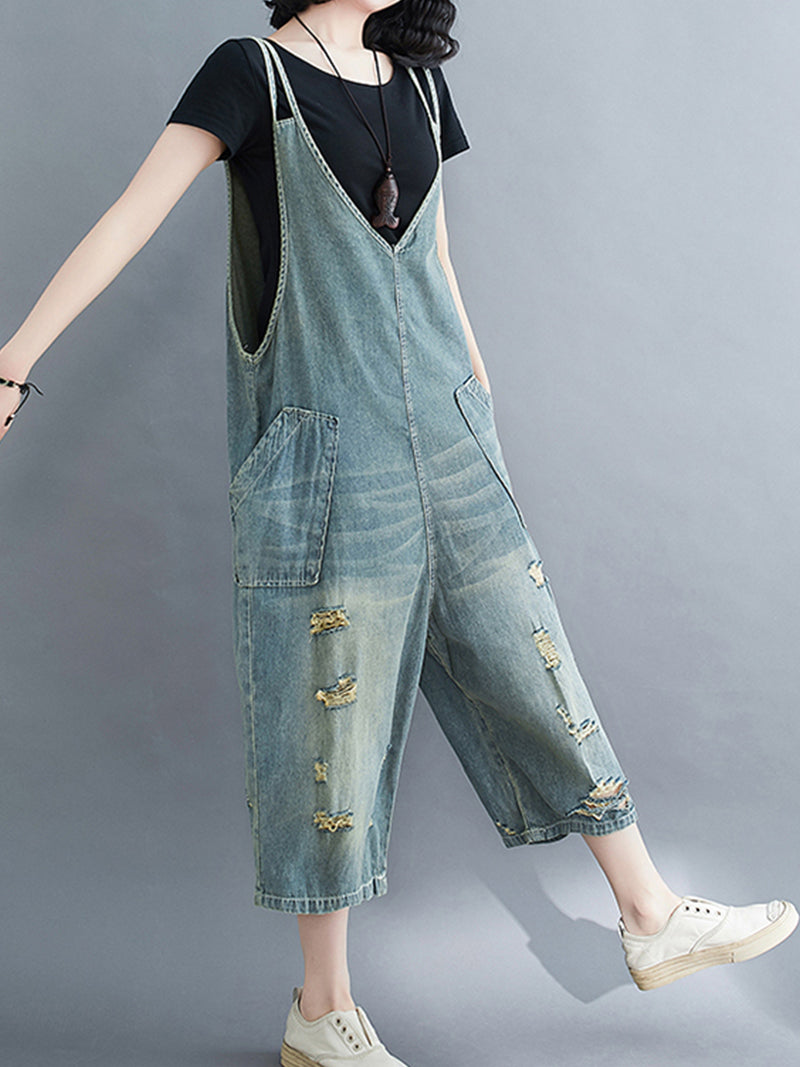 Beachwood Romper Overall Dungarees - Fashionpara