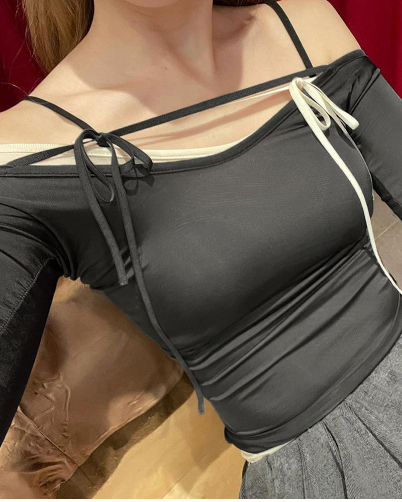 Dustrelia Balletcore Stringy Top - Fashionpara